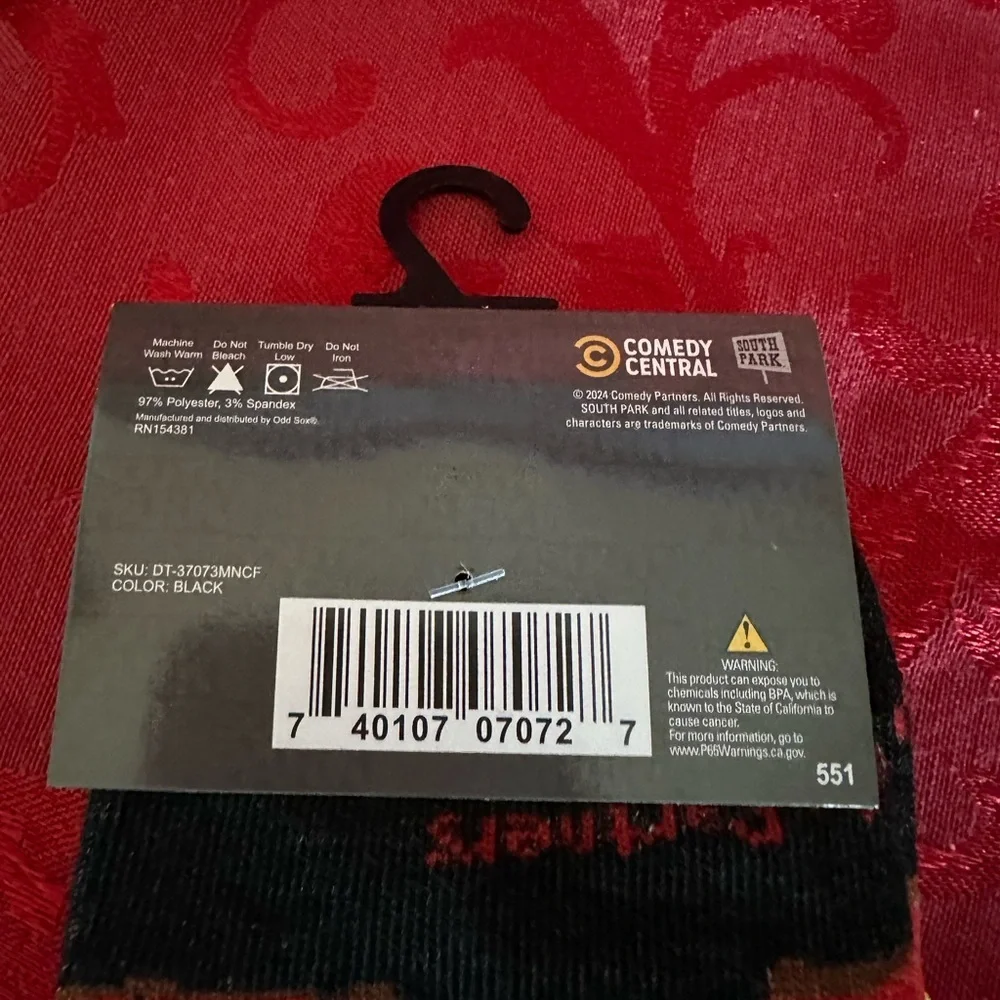 🌵3/$15 South Park series Men’s crew length socks (see description)